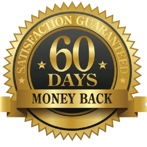 MemoVolt 60-day money-back guarantee badge